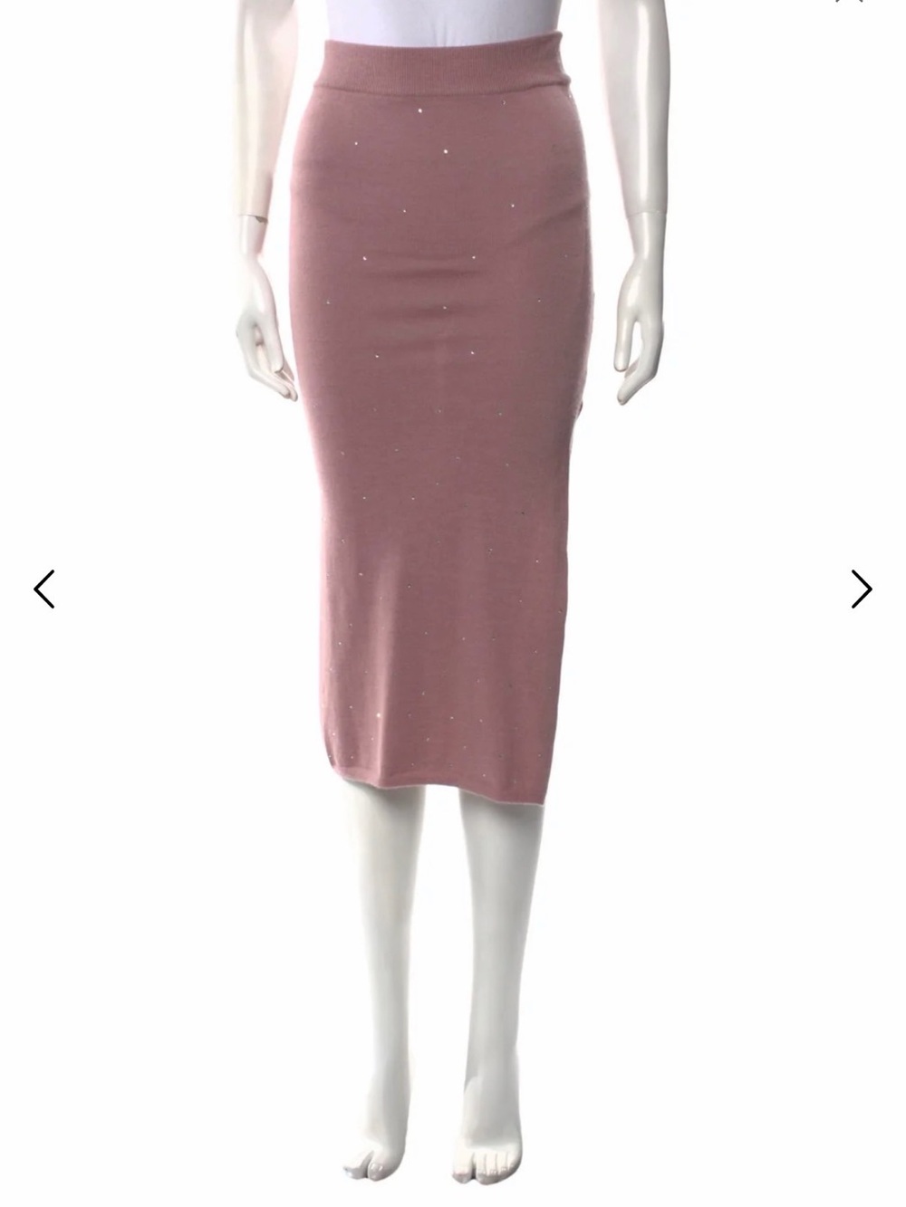Prabal Gurung Midi Length Skirt Dusty Rose XS